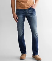 Buckle Black Three Straight Stretch Jean