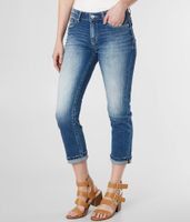 BKE Stella Mid-Rise Cuffed Stretch Capri Jean