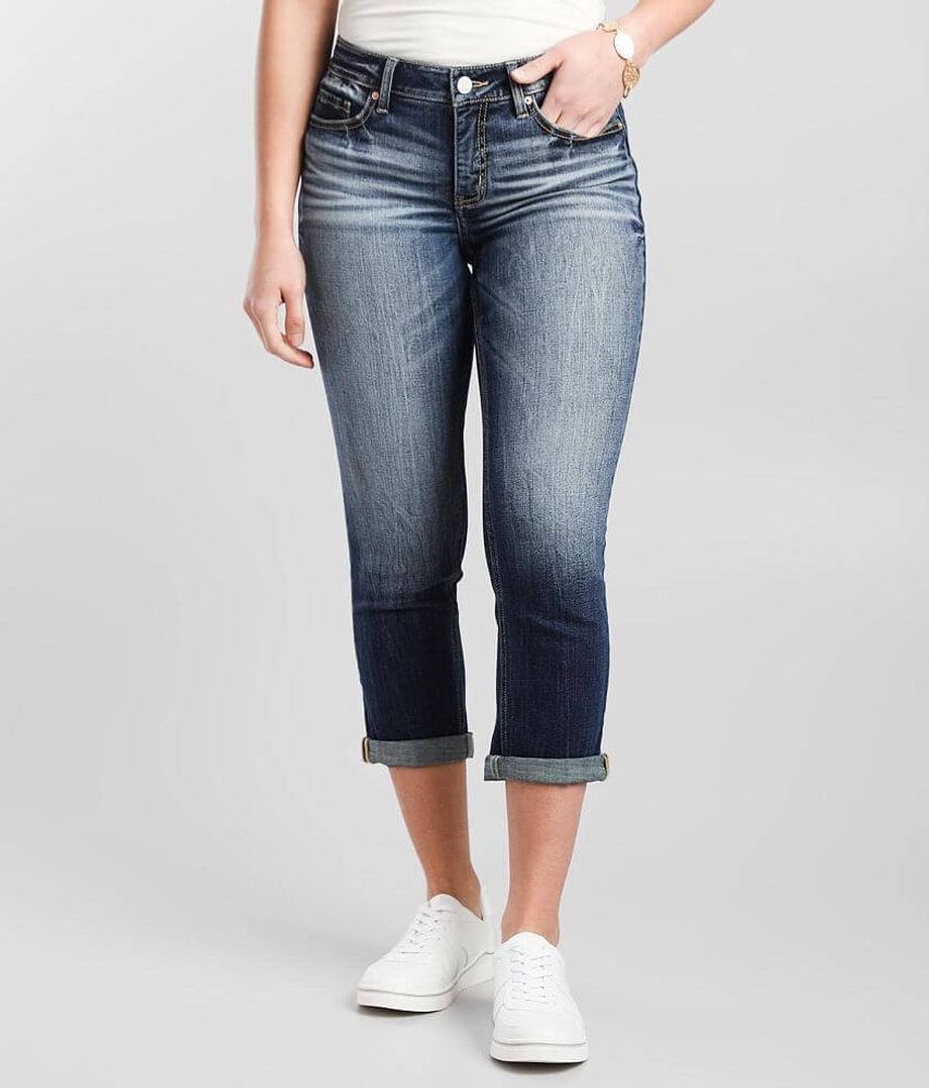 BKE Gabby Cuffed Stretch Capri Jean