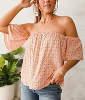 Medallion Print Top