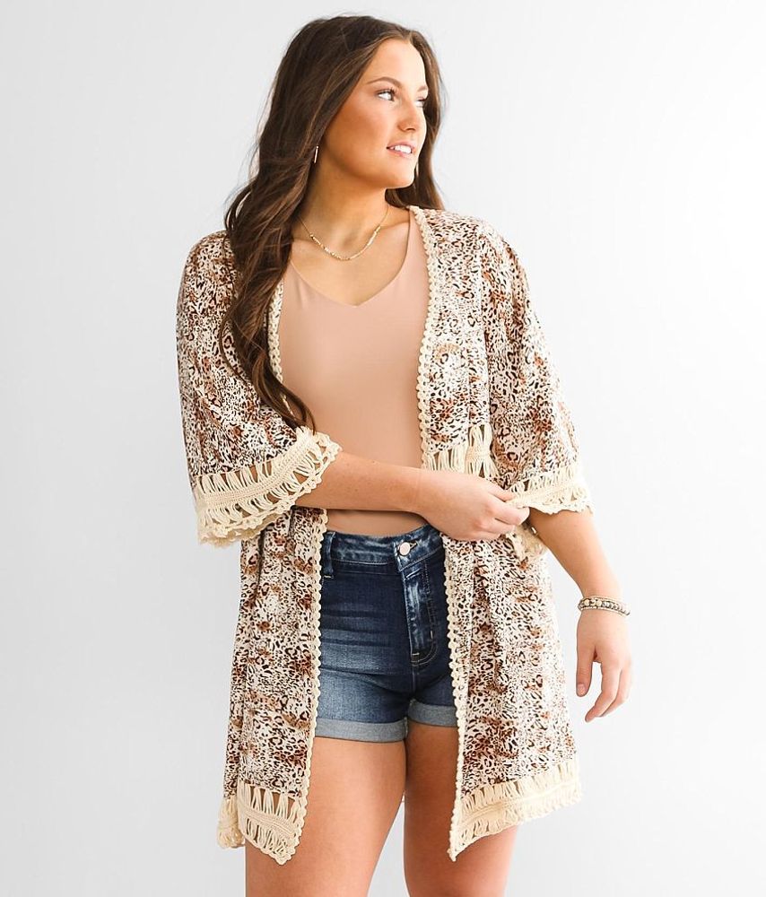 Daytrip Animal Print Kimono