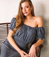 Willow & Root Off The Shoulder Cropped Top