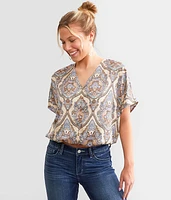 Daytrip Satin Dolman Top