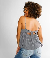 Flowy Button Front Tank Top