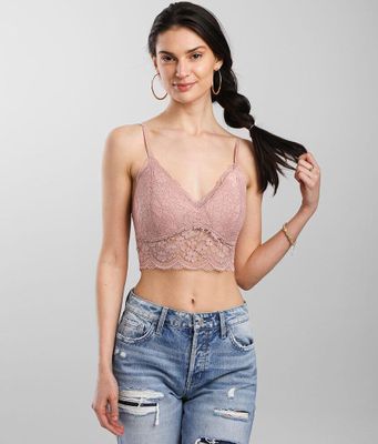 BKEssentials Floral Lace Lined Bralette
