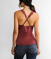 Lace Trim Tank Top