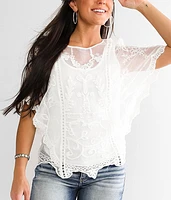 Flutter Lace Top