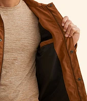 Faux Suede Trucker Jacket