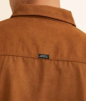 Faux Suede Trucker Jacket