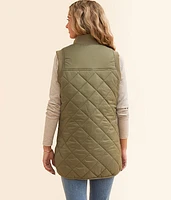 Aster Quilted Bomber Vest