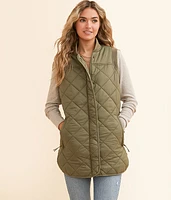 Aster Quilted Bomber Vest