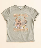 Girls - Modish Rebel Wild Soul Kind Spirit T-Shirt