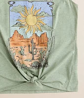 Girls - Front Tie Tank Top