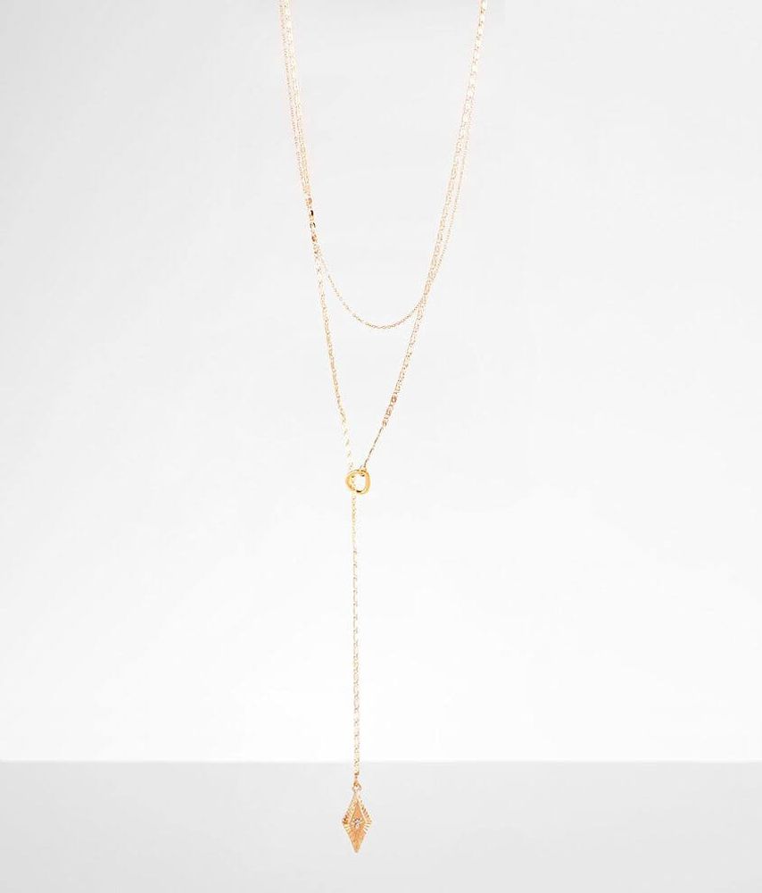 BKE Dainty Tiered Y-Necklace