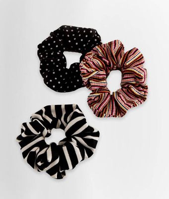 3 Pack Assorted Hair Scrunchies