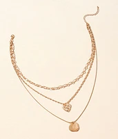 Heart Tiered Necklace