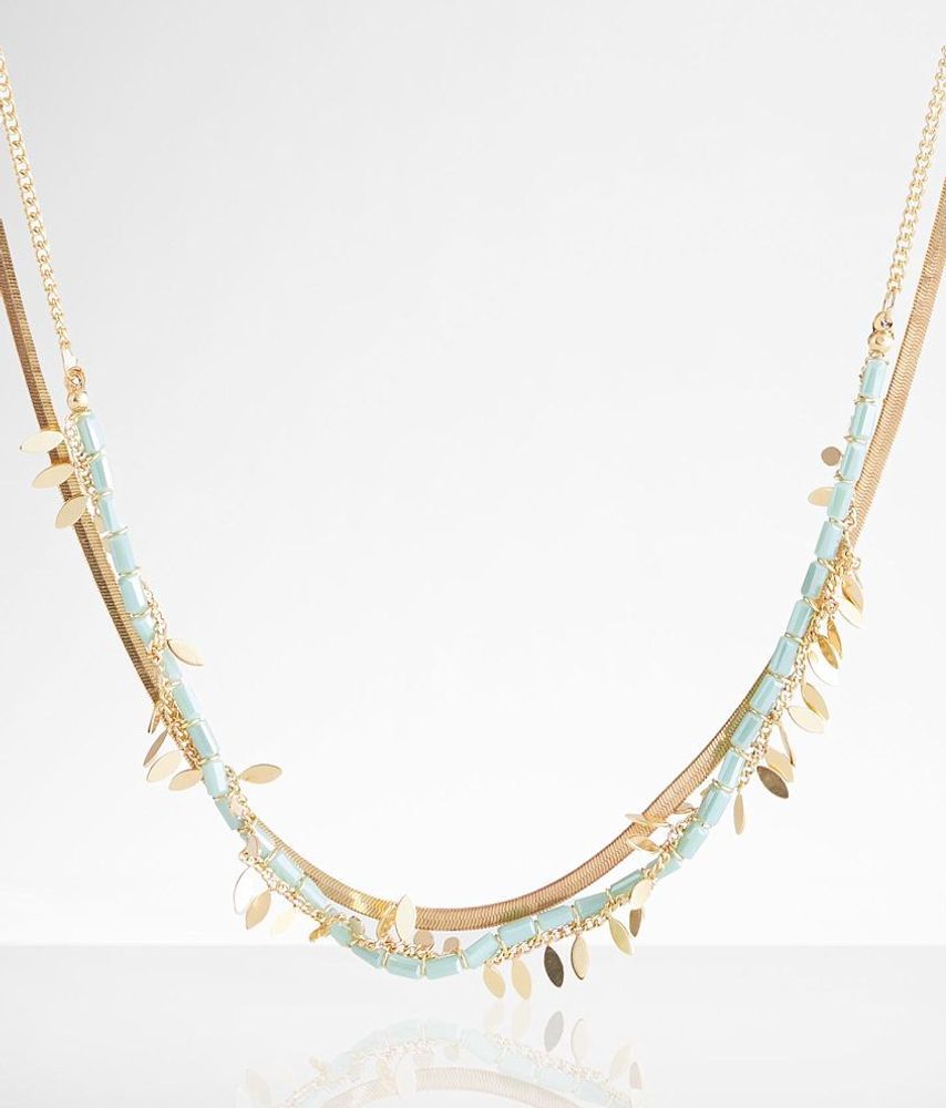 boutique by BKE Bead & Snake Chain Necklace
