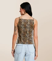 Cheetah Print Tank Top