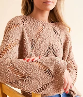 Chevron Nubby Sweater