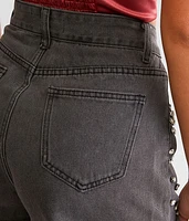 Ultra High Rise Rhinestone Short