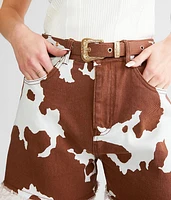 Cow Print Short