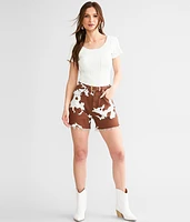 Cow Print Short