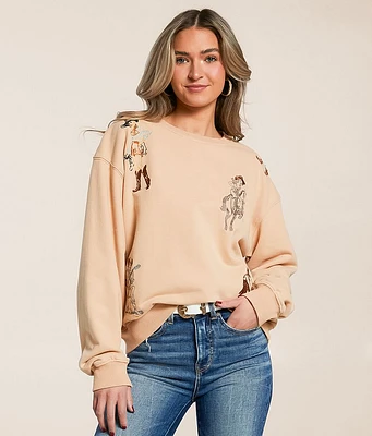 Blue B Western Pullover