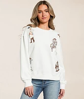 Blue B Western Pullover