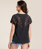 Western Rhinestone Top