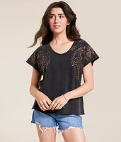 Western Rhinestone Top