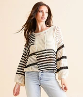 Blu Pepper Striped Sweater