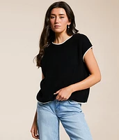 Back Button Sweater