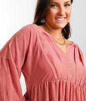 Babydoll Henley