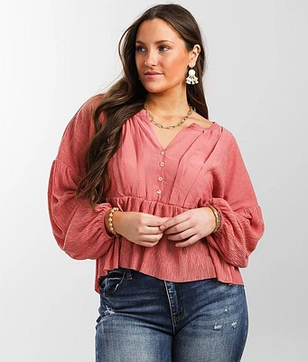 Babydoll Henley