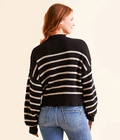 Stripe Cropped Sweater