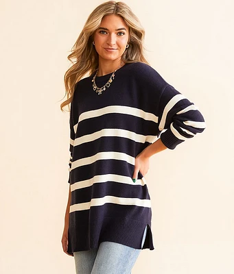 Blu Pepper Striped Sweater