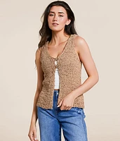 Open Weave Tank Top