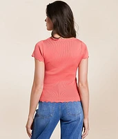 Scalloped Trim Top