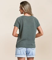 Exposed Seam Sweater