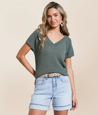 Exposed Seam Sweater