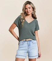 Exposed Seam Sweater