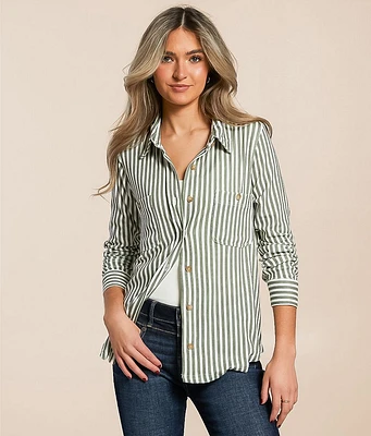 Blu Pepper Striped Knit Shirt