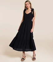 Tiered Midi Dress