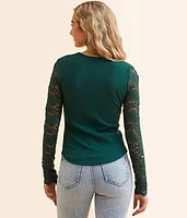 Floral Lace Top