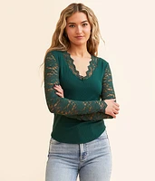 Floral Lace Top