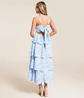 Floral Tiered Maxi Dress