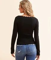 Scallop Trim Top