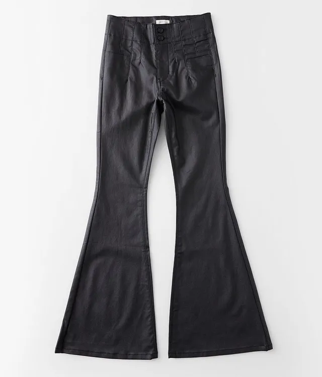 Shinestar Split Flare Pant - Women's Pants in Black