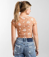 Cinch Tie Cropped Top