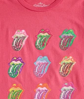 Girls - Rolling Stones Oversized Band T-Shirt